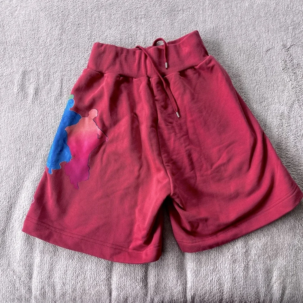 Kirin Peggy Gou Boxy Sweatshorts Brick Blue Fluo Size S Streetwear Y2K Retro NWT - Picture 2 of 6